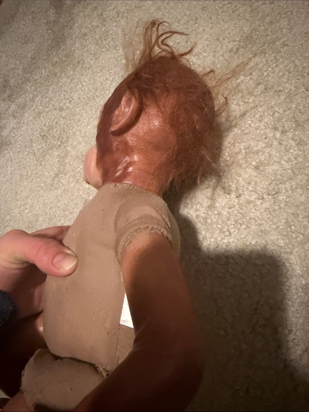 Realistic Brown Baby Orangutan Doll Plush - Brown - Picture 5 of 5